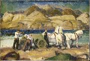 George Wesley Bellows The Sand Cart USA oil painting artist